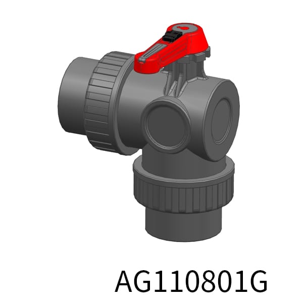 90° 2way industrial valve DIN Socket