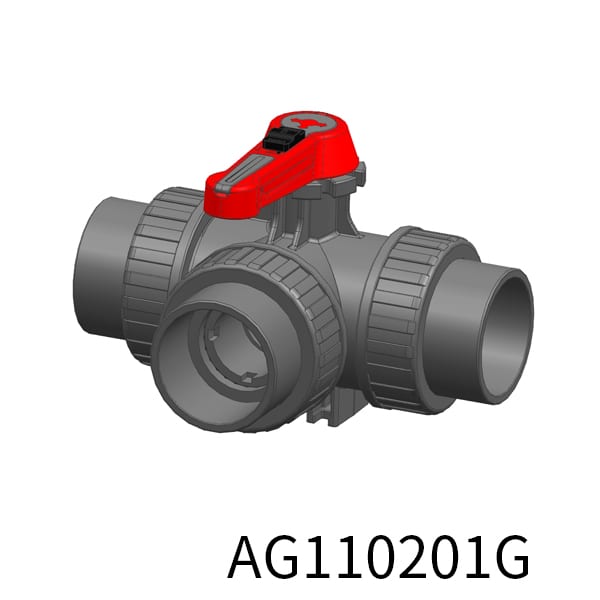 3way Industrial valve Injection T DIN Socket