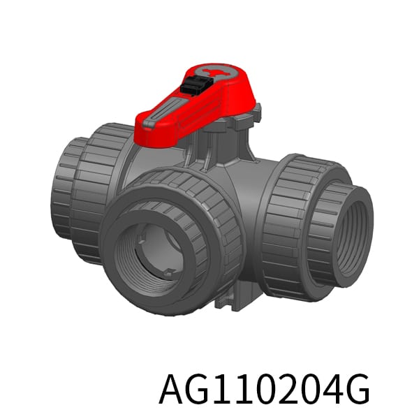 3way Industrial valve Injection T BSPT Thread(Female)