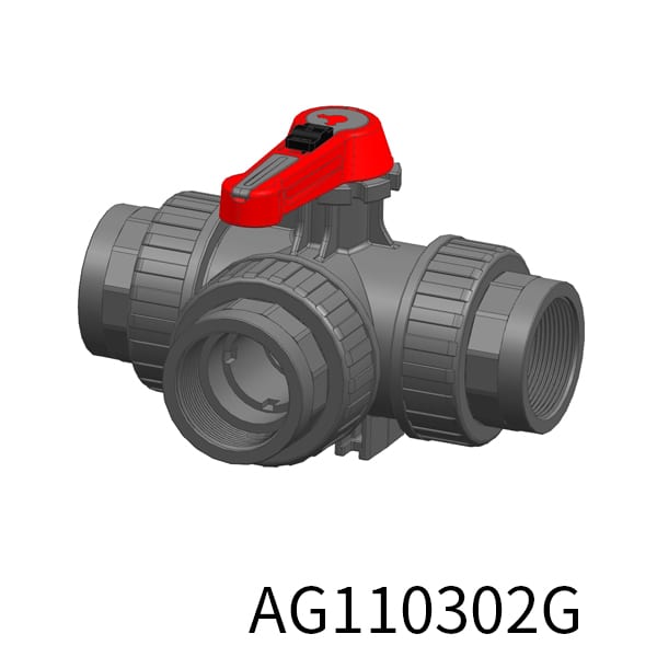 3way Industrial valve Injection L BSPP Thread(Female)
