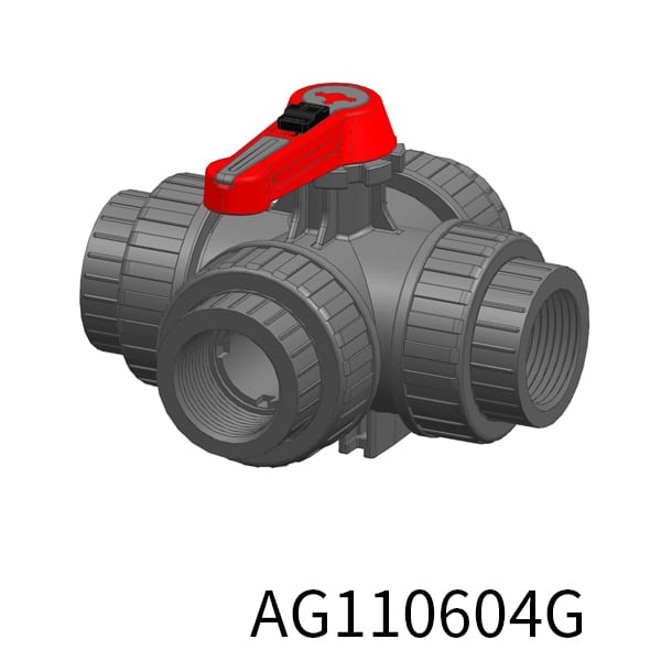 4way Industrial valve T BSPT Thread(Female)