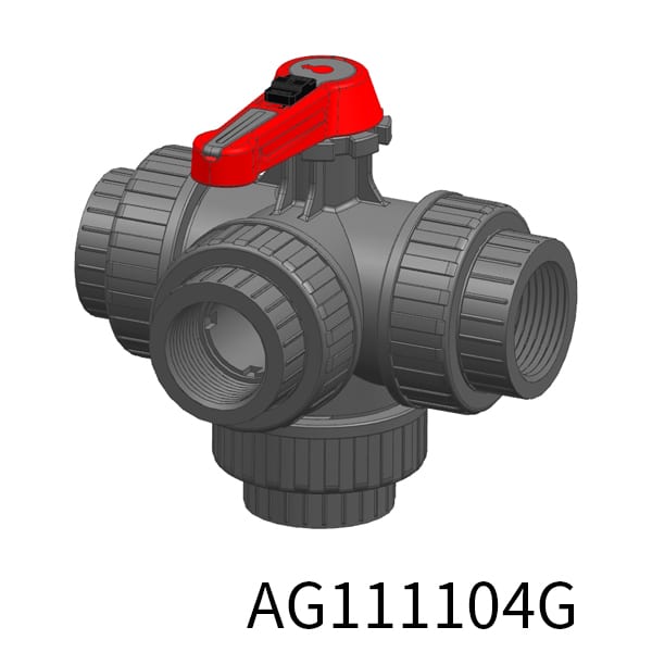 4way Industrial valve L BSPT Thread(Female)
