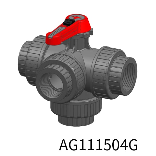 4way Industrial valve TT BSPT Thread(Female)