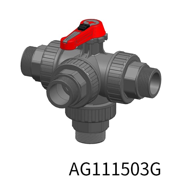 4way Industrial valve TT BSPP Thread(Male)