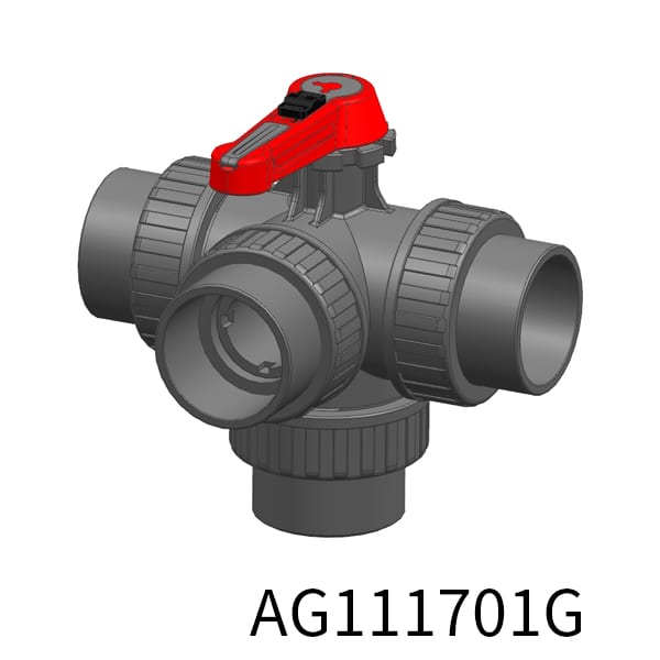 4way Industrial valve LL DIN Socket