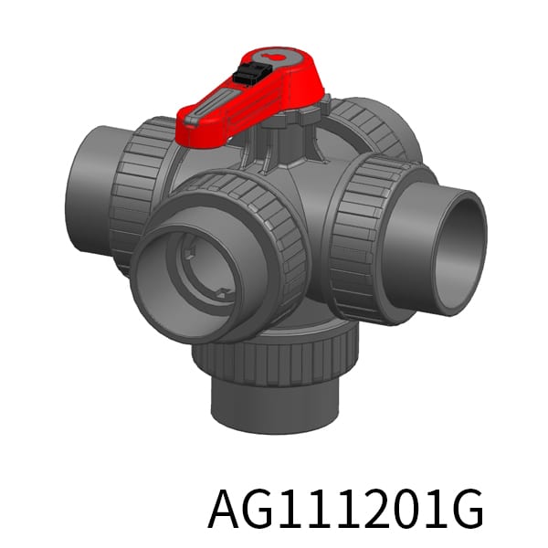 5way Industrial valve L Socket