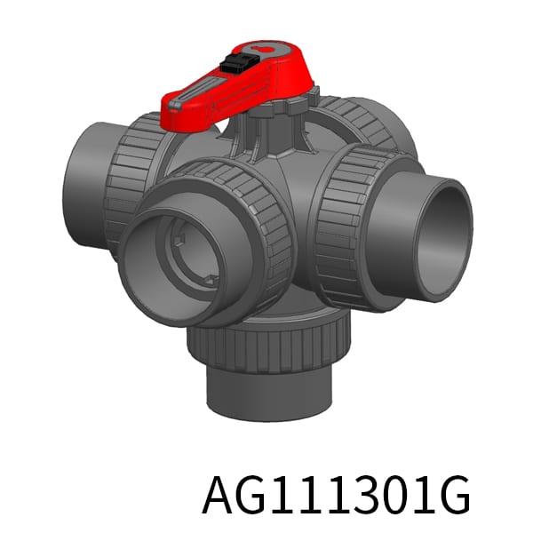 5way Industrial valve T DIN Socket