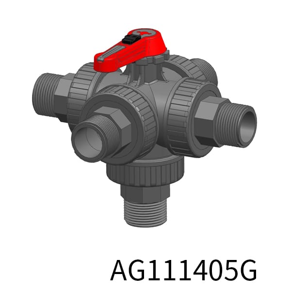 5way Industrial valve TT BSPT Thread(Male)