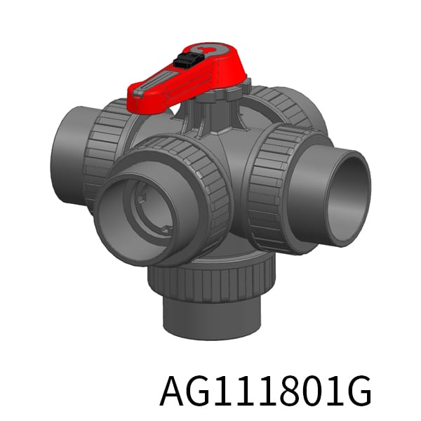 5way Industrial valve LL DIN Socket